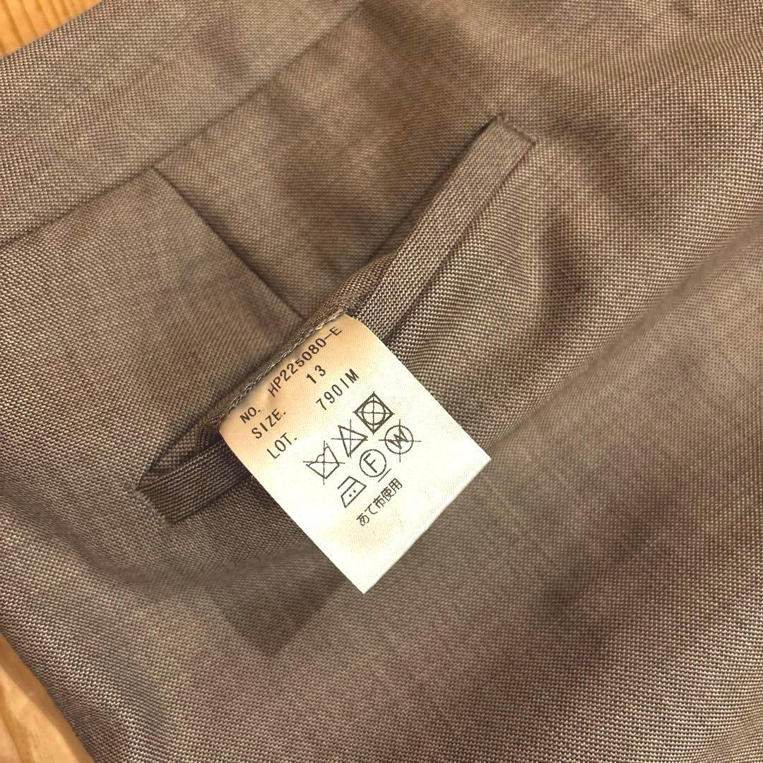 パンツスーツ　スーツ　ベージュ　イタリア高級生地「REDA」オールシーズン