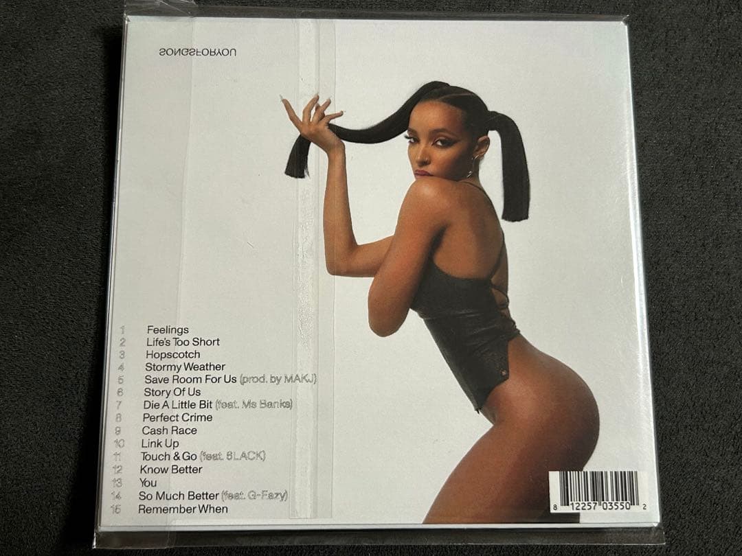 洋楽 TINASHE - SONGS FOR YOU / R&B SOUL RAP