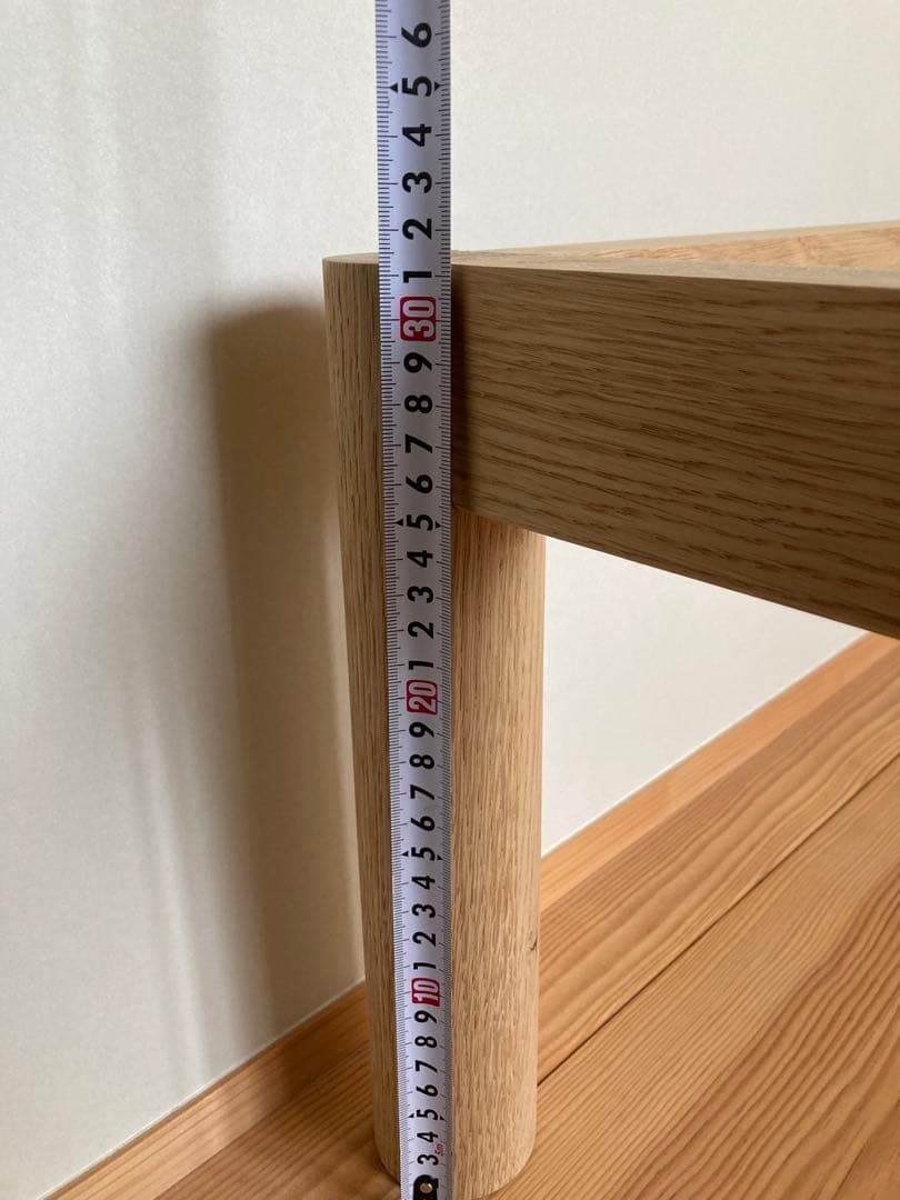 無垢　オーク材　テーブル脚