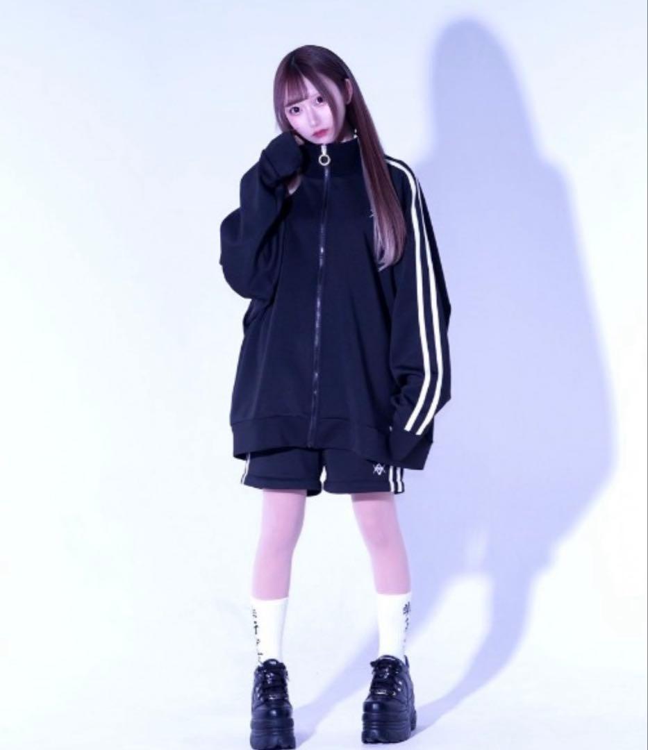 『REFLEM/レフレム』コフィンプリントトラックジャケット ジャージ サブカル