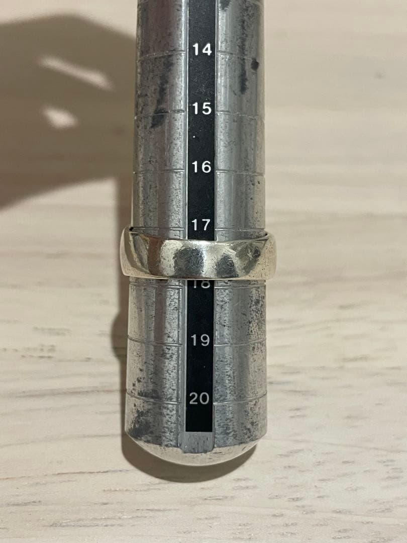 BAPE シルバーリング 17.5号　エイプ