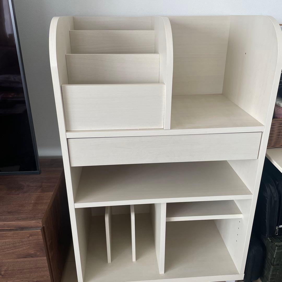 ライ君MaMa☆ランドセルラック　アッシュホワイト