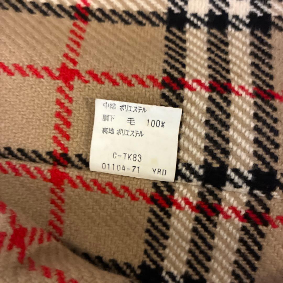 バーバリーズ　カーキ色 トレンチコート チェック裏地