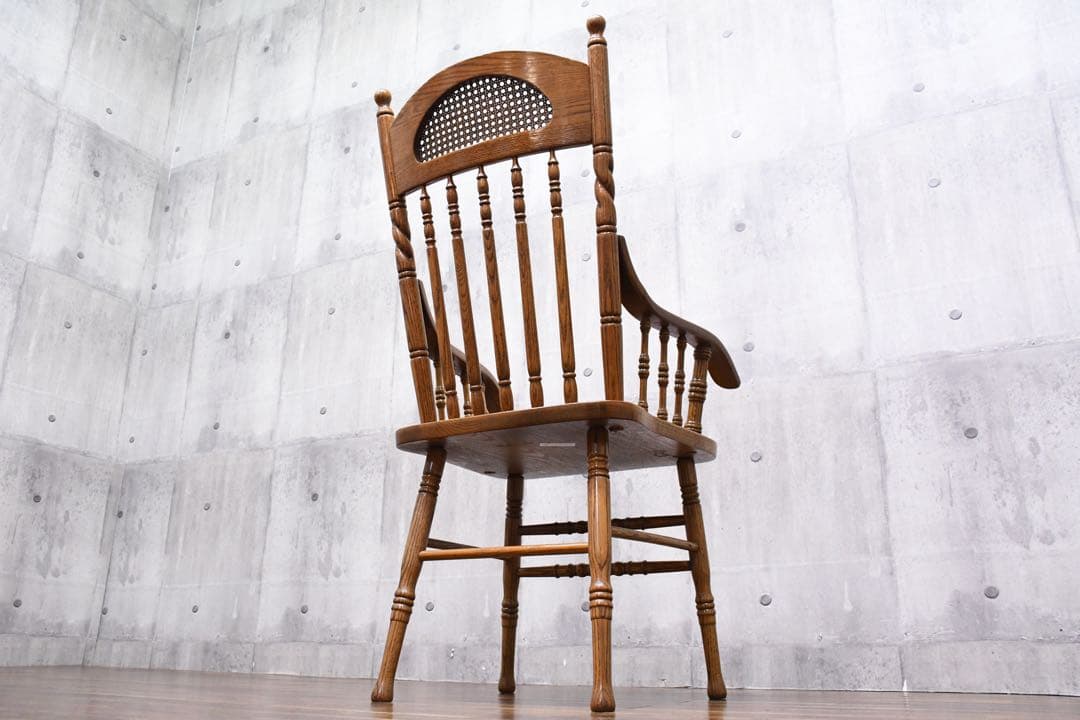 DLC70 IDC大塚家具 シンリー アームチェア ハイバック ダイニングチェア