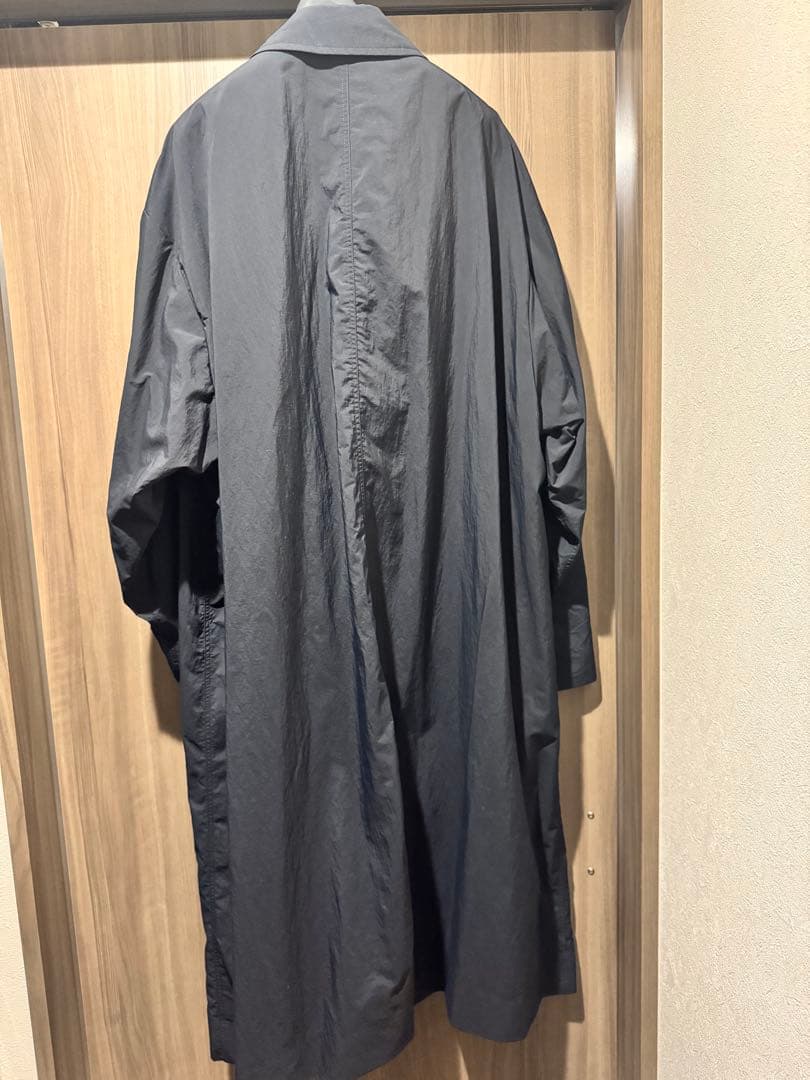 ATON トラベルナイロンコート ブラック サイズ2