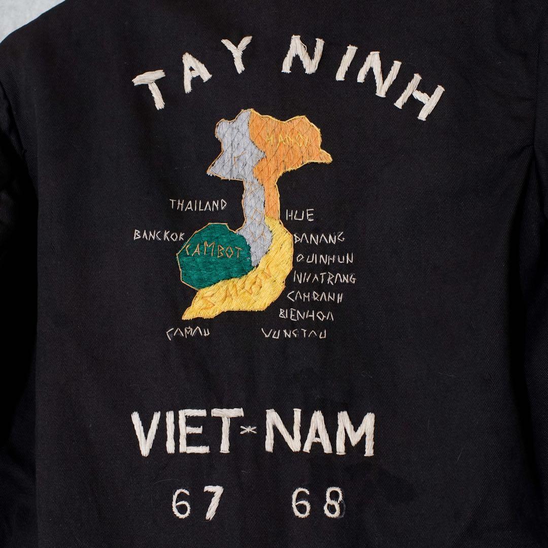 【タイムセール】60s ベトジャン キッズサイズ刺繍ジャケット ヴィンテージ