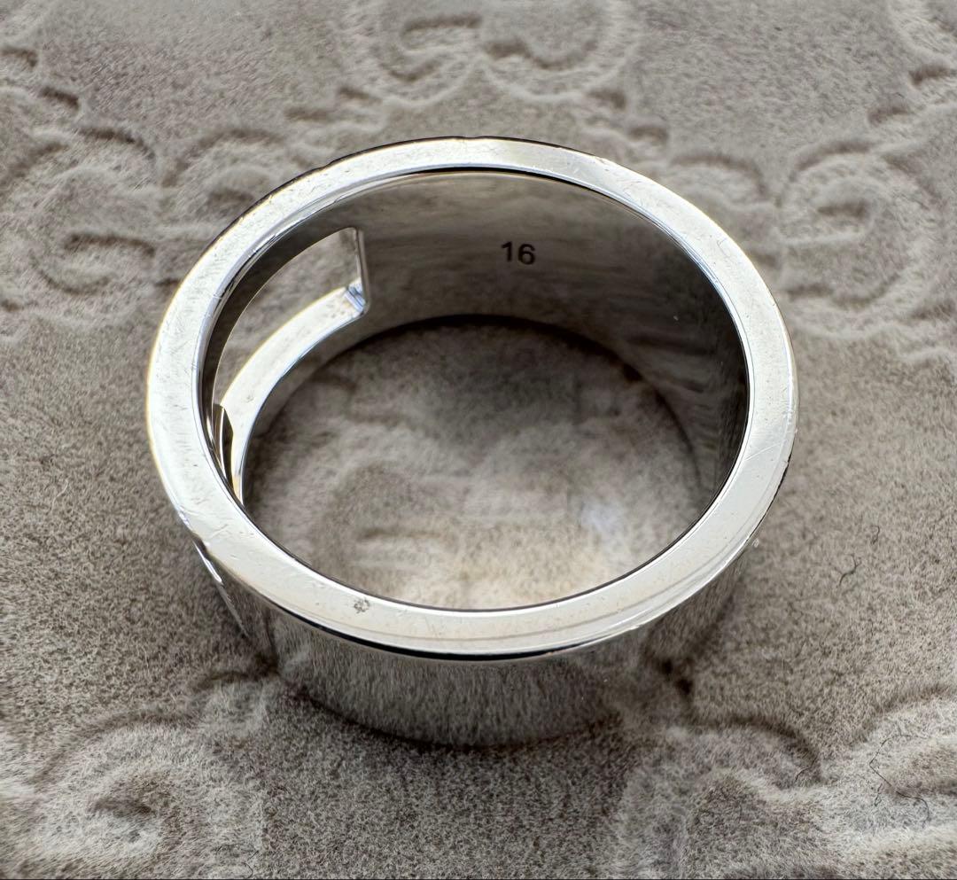 ビビ　GUCCI シルバーアクセサリー セット（ブレスレット＋リング）