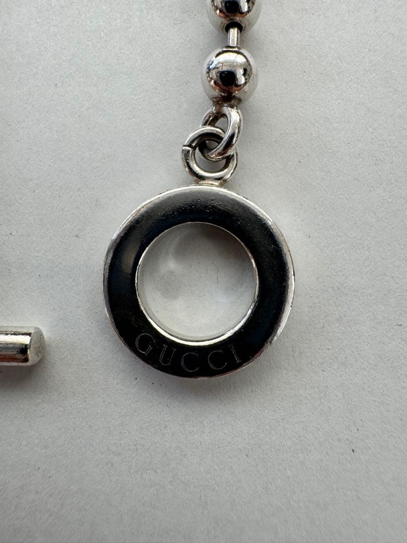 ビビ　GUCCI シルバーアクセサリー セット（ブレスレット＋リング）