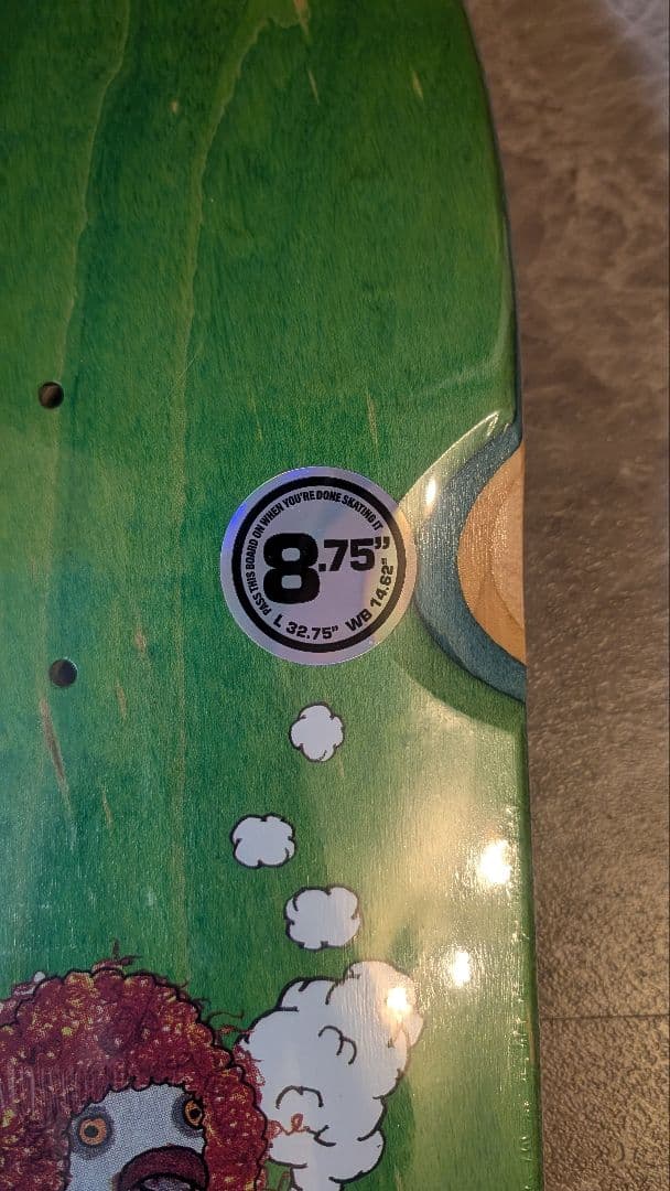 ANTIHERO DOOBIE スケートボードデッキ 8.75インチ