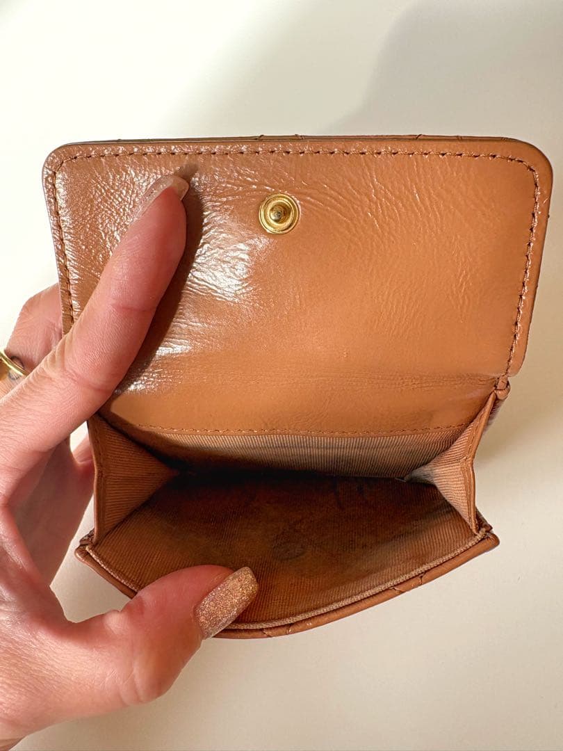 CHANEL♡ブラウン 三つ折り財布