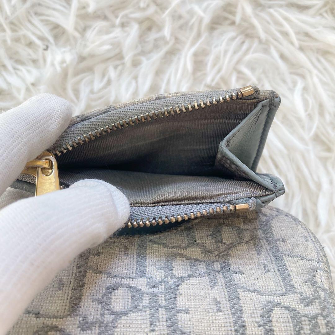 Dior 三つ折り財布 サドル ロータスウォレット オブリーク　ミニウォレット