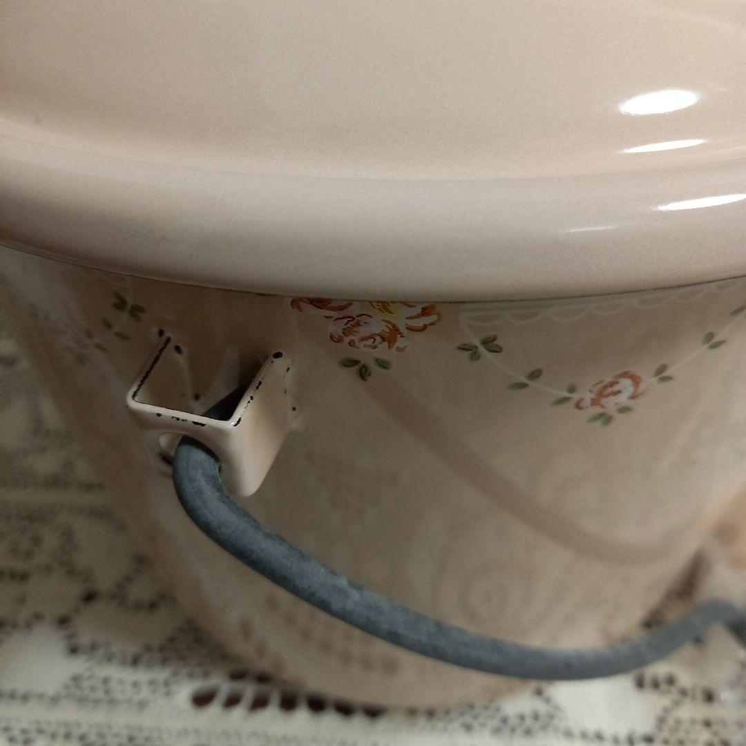 イマン　スカーレット　蓋付ミニバケツ