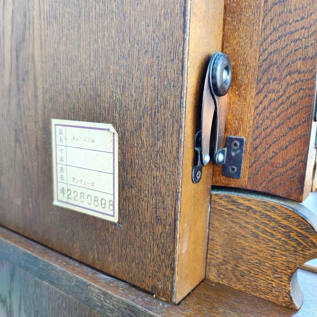 松永工房 IDC大塚家具 ヴィンテージ 両袖 三面鏡 ドレッサー ナラ材