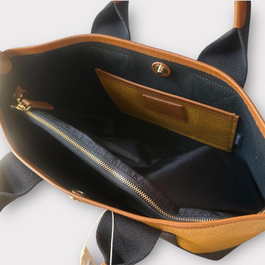 TOPKAPI トプカピ ブレス スコッチグレイン ネオレザー トートバッグ S