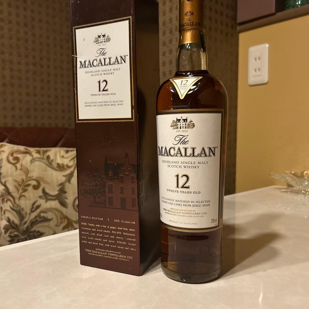 The Macallan 12年 旧ボトルシングルモルトウイスキー 700ml