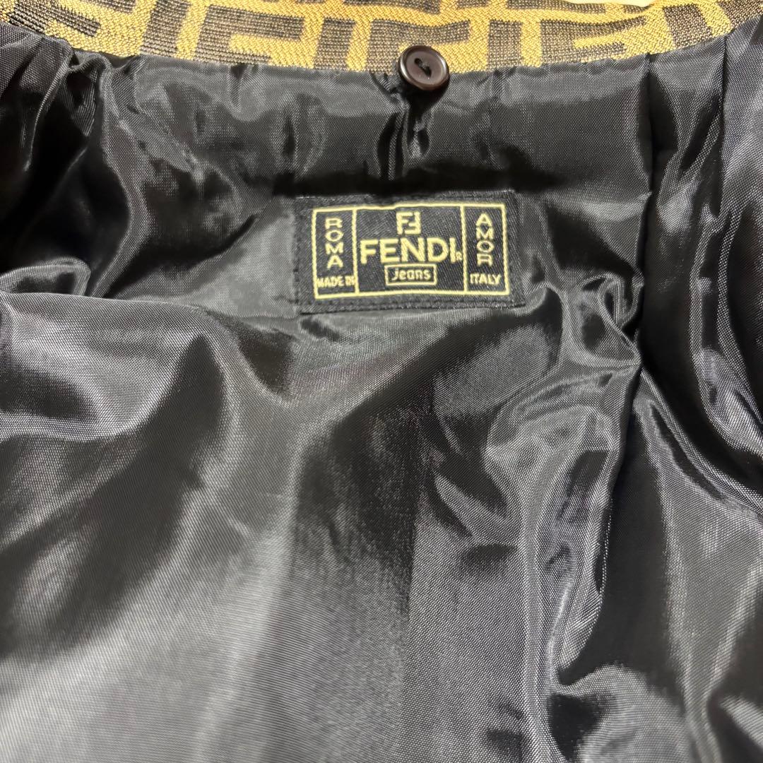 最高級 ✨極美品 FENDI ズッカ柄 2way ファー ベルト付トレンチコート