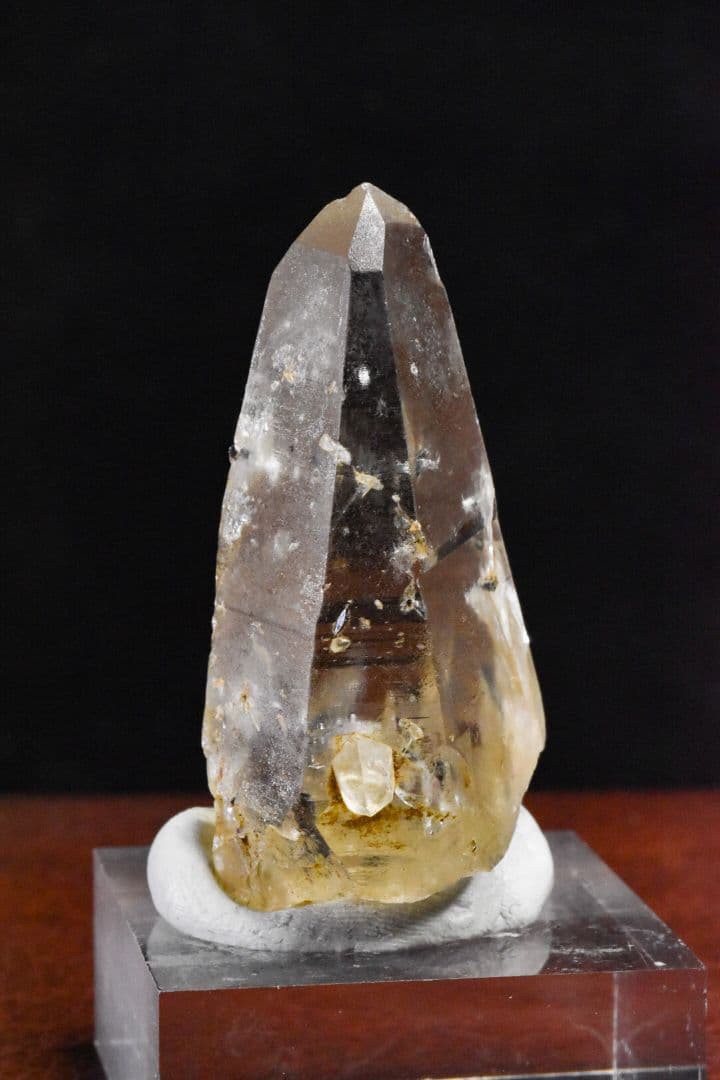 モンドクォーツ ライトスモーキー トルマリンインク ファントム