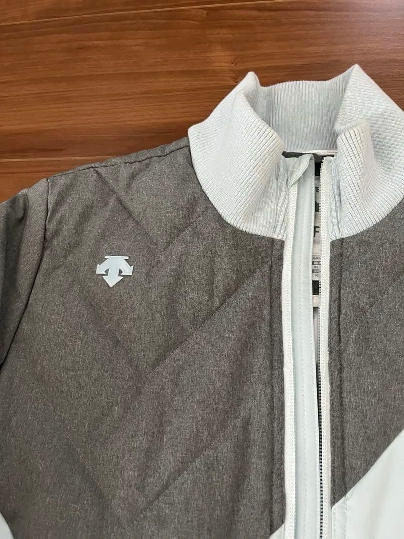 美品⭐︎DESCENTE GOLF セットアップグレー/ミントグリーン 上 M下S