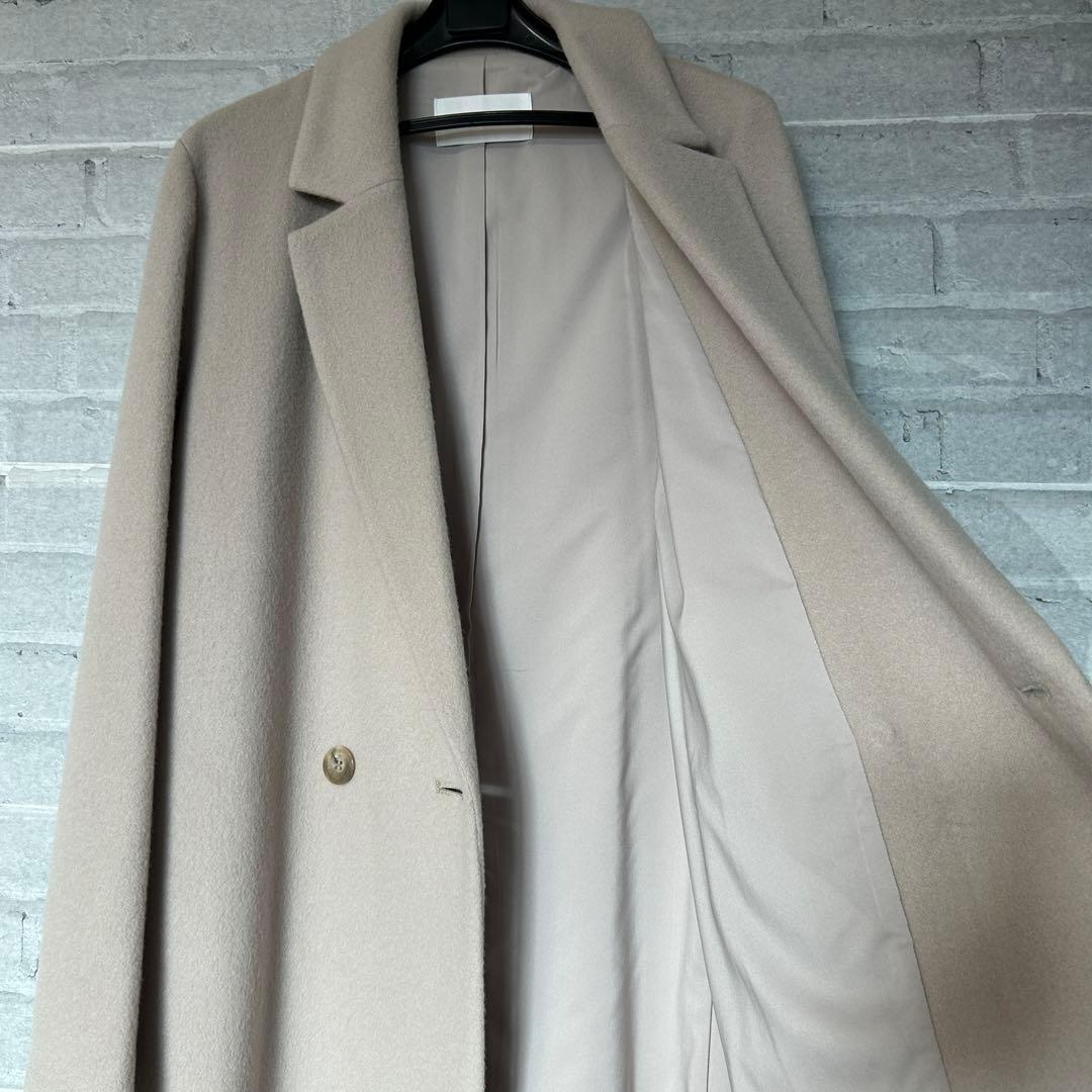 新品　FRAY I.D フレイアイディ チェスターコート ベージュ　羊毛100%