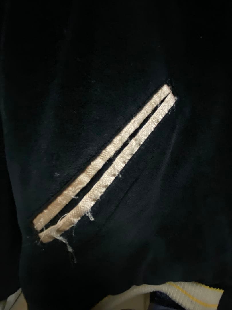 【Doragon fri】90s ヴィンテージ　ベロアスカジャン　リバーシブル