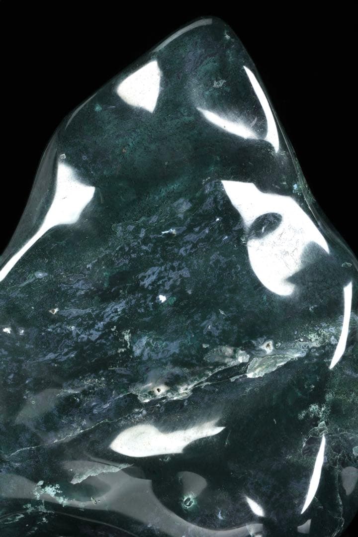 出雲めのう 花仙山 ジャスパー 青メノウ 碧玉 翡翠 瑪瑙水石 鑑賞石 飾石美石