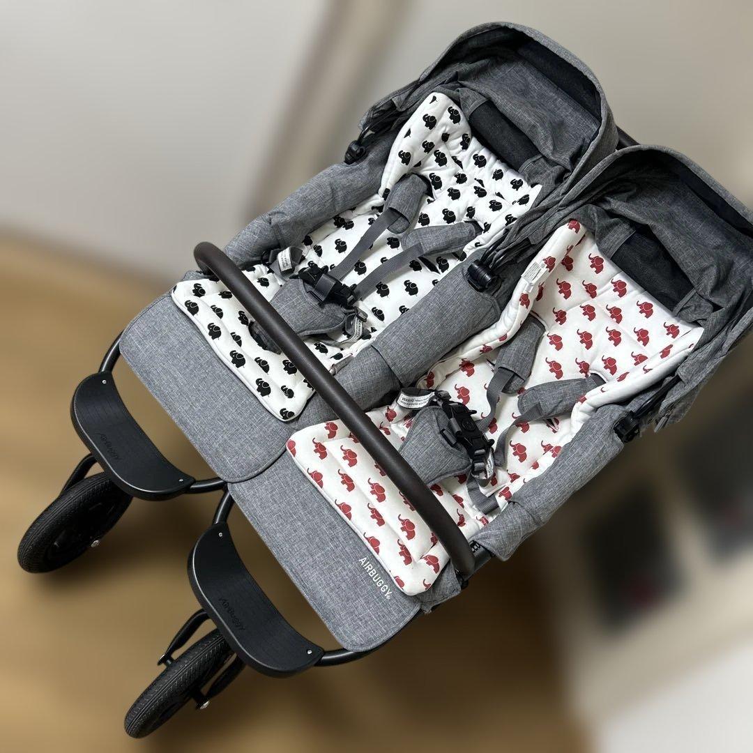 お値下げ　美品　エアバギー ココダブル EX フロムバース　マット付き