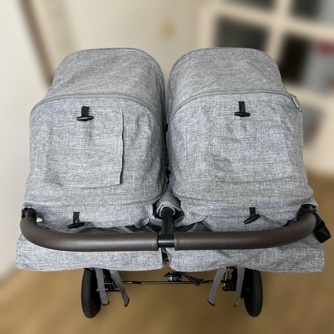 お値下げ　美品　エアバギー ココダブル EX フロムバース　マット付き