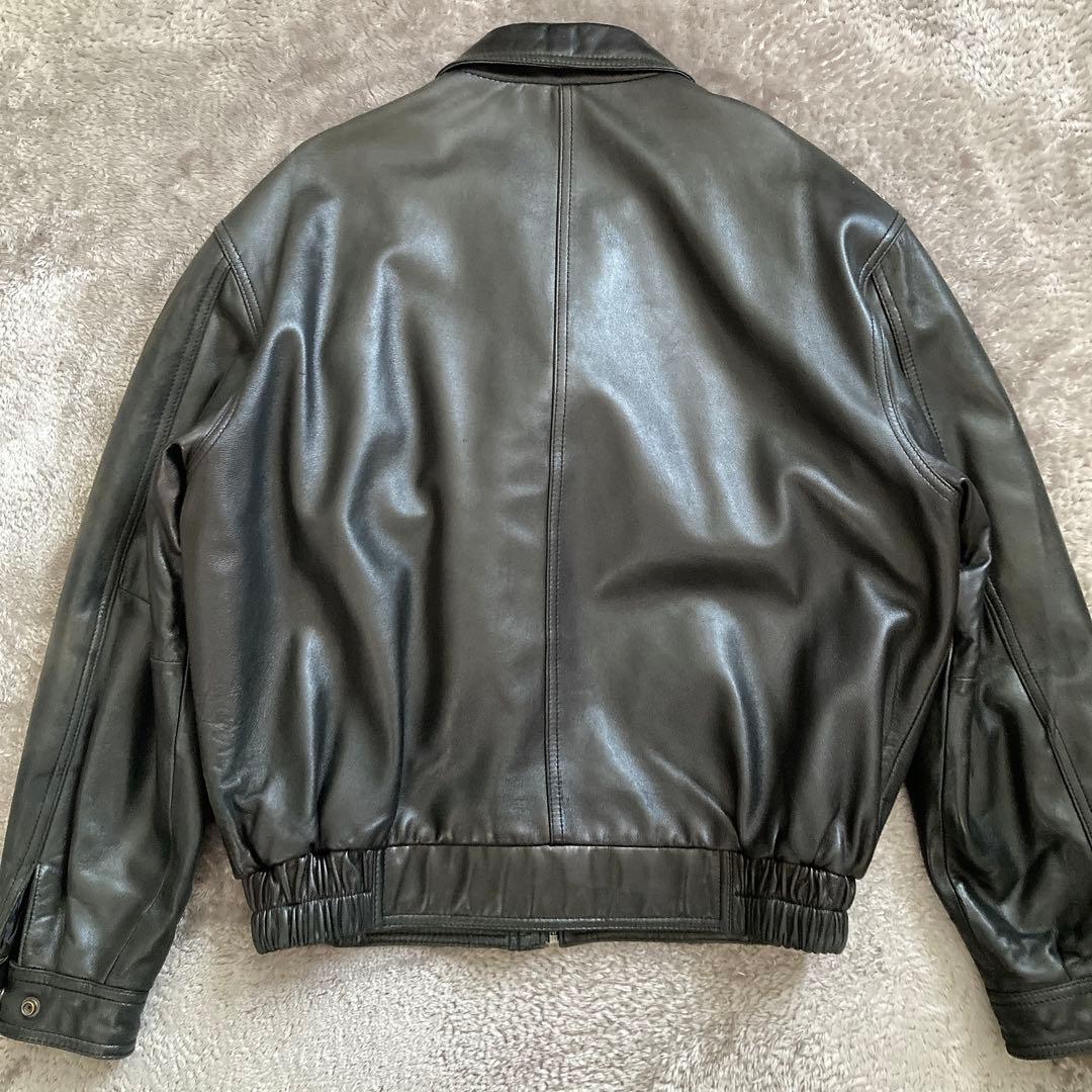 Wind Armor 【LL】ラムレザージャケット ブラック アメカジ バイカー