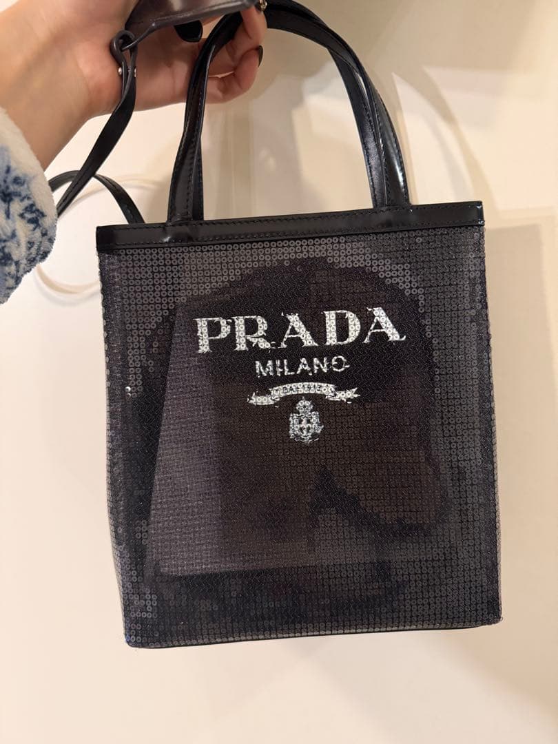 PRADA スパンコール　バッグ