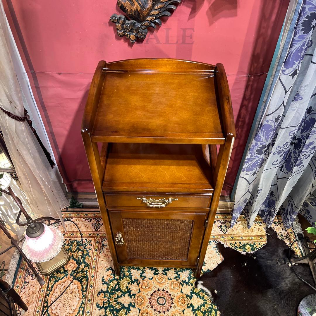 オールド　カリモク　クラシック　木製ラック