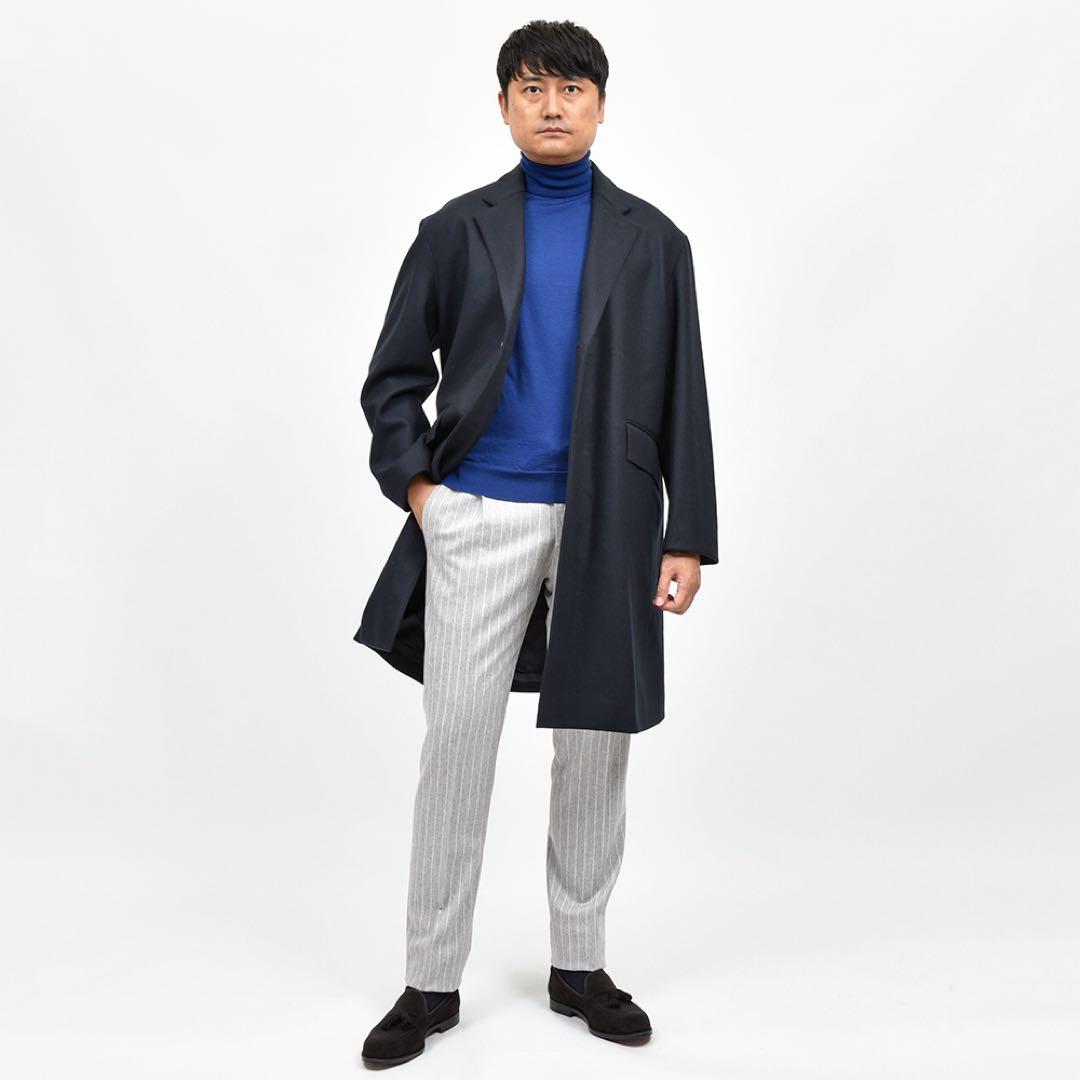 【新品】マッキントッシュ HUMBIE CHESTER コート 34 ネイビー