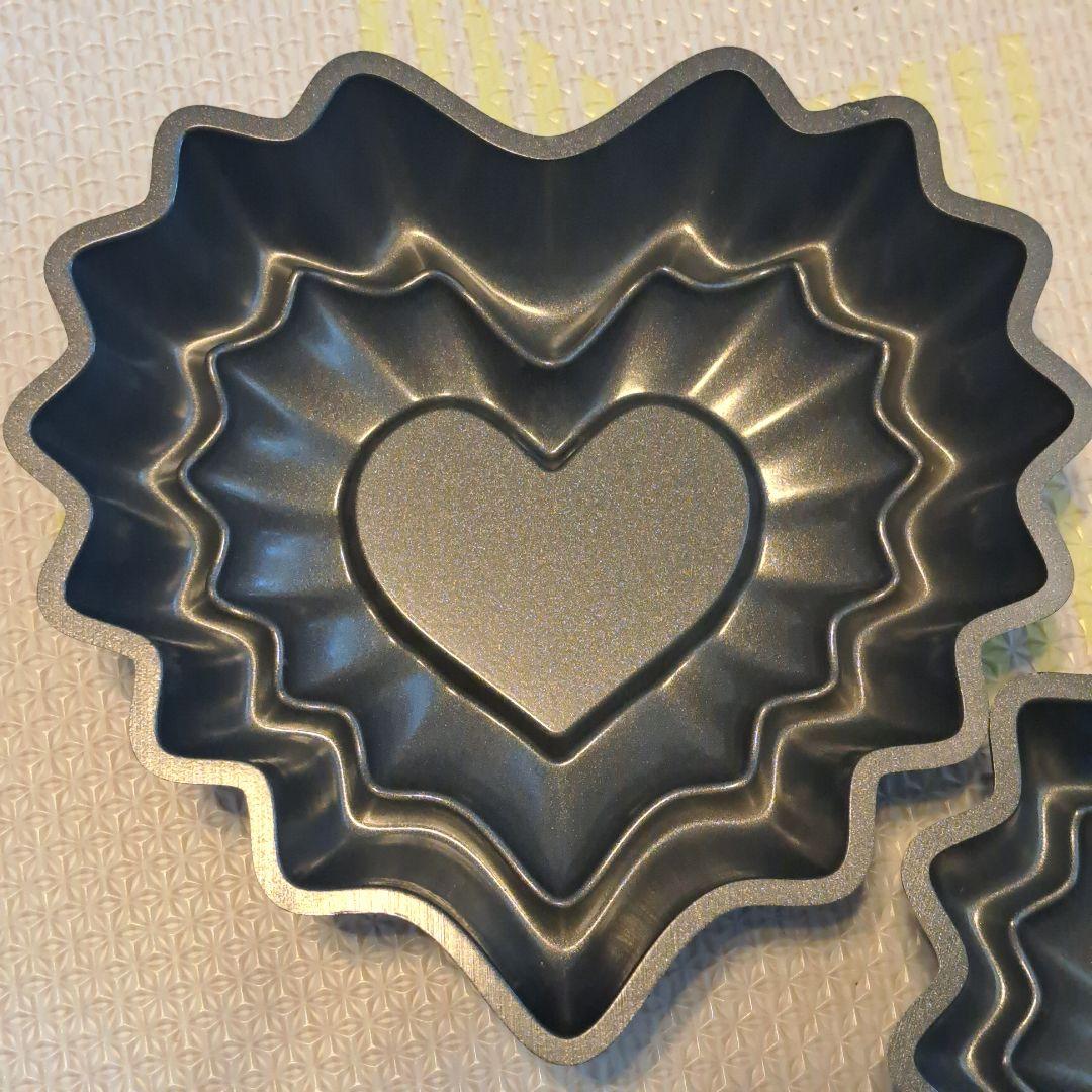 KAISER カイザー　ハート型 洋菓子型 2つセット　ケーキ型　お菓子