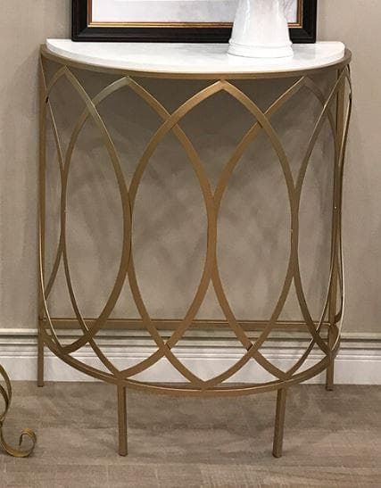 コンソール アイアン ゴールド モダン シンプル 花台 FM-525