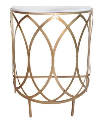 コンソール アイアン ゴールド モダン シンプル 花台 FM-525