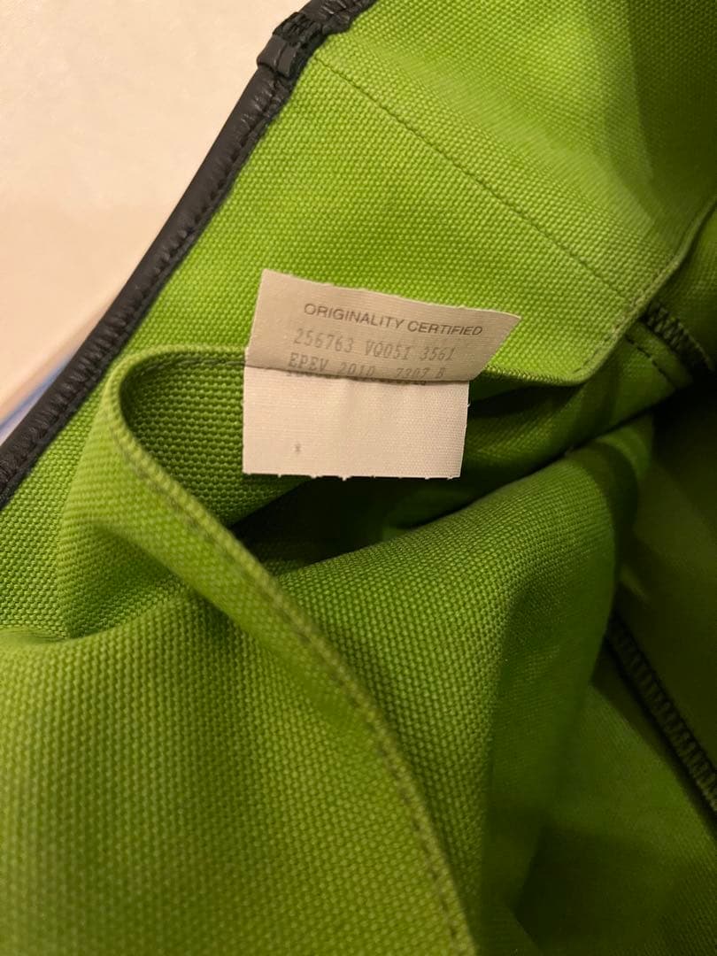 BOTTEGA VENETA トートバッグ グリーン イントレチャート