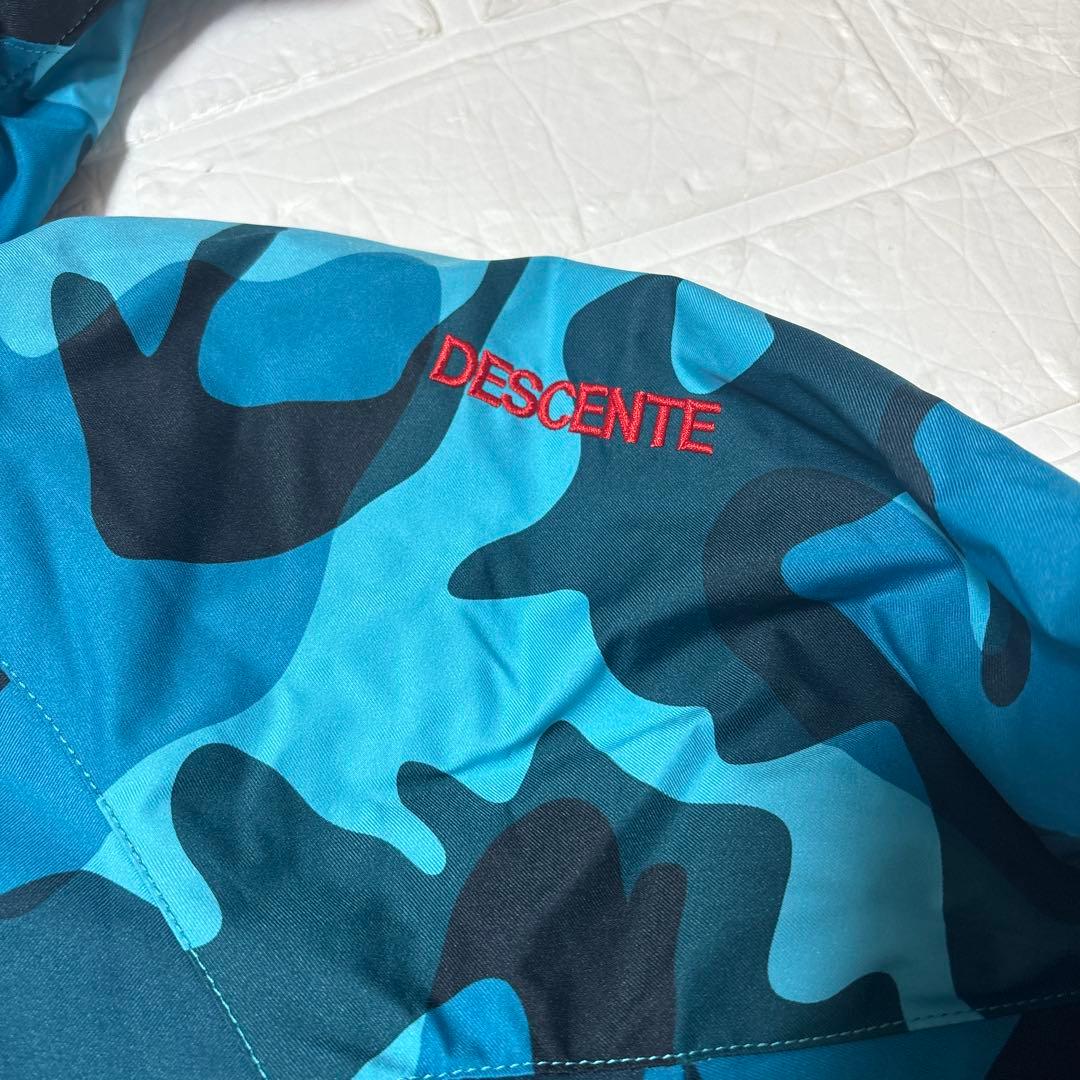 デサント　コロンビア　スキー　スノボ　スノーウェア　140/130 青迷彩 即日
