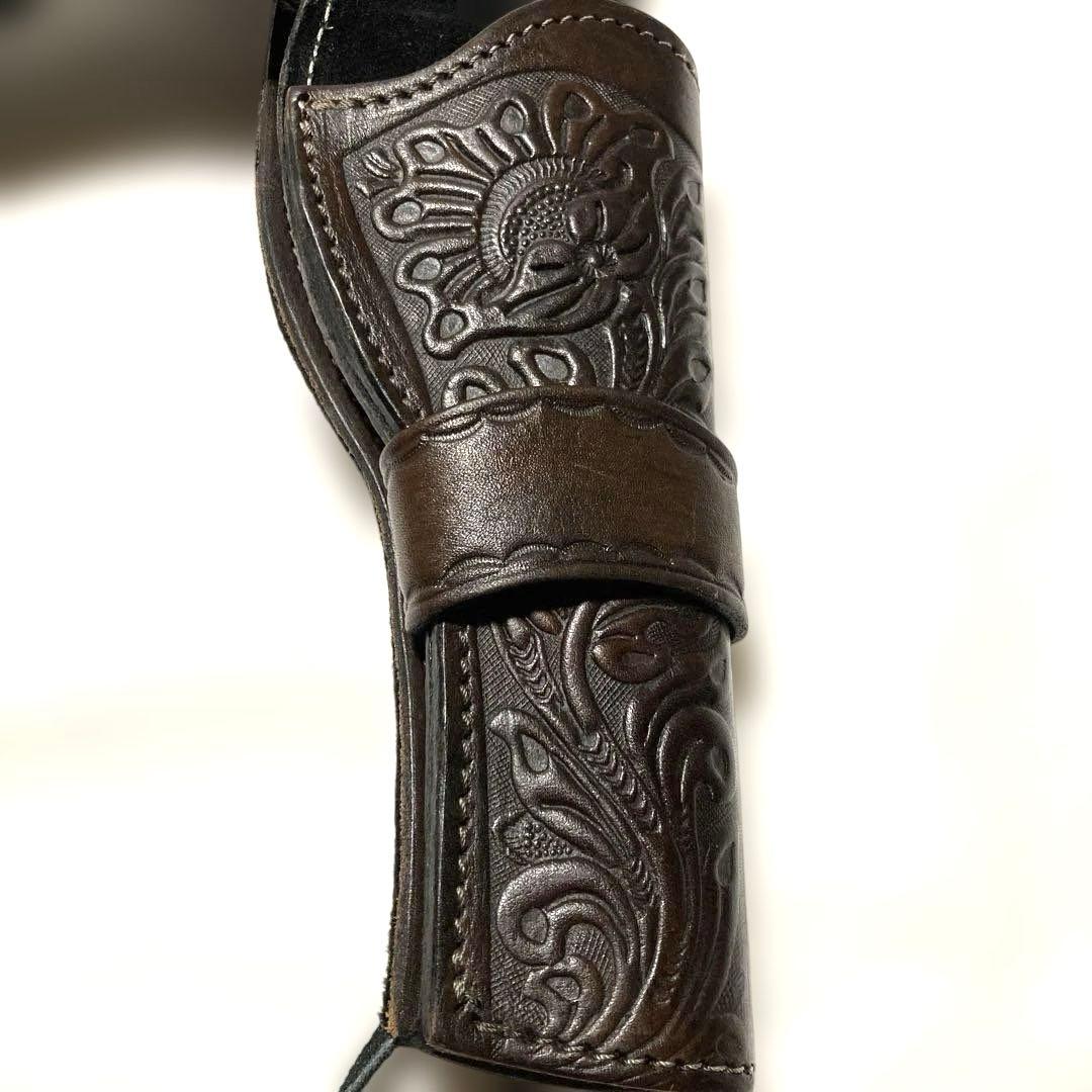 ウエスタン ガンベルト ホルスター 本革 カウボーイ コスプレ 小道具