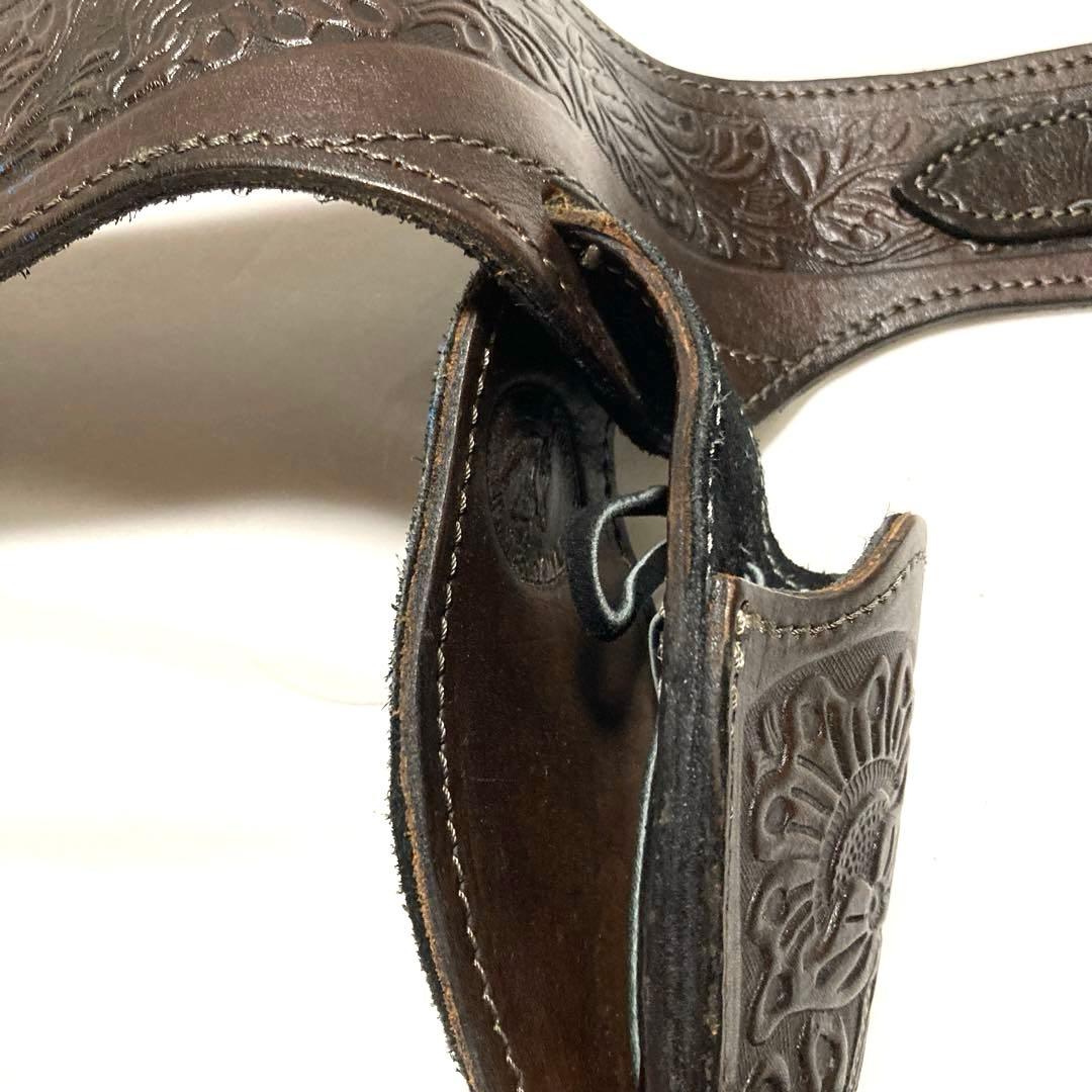 ウエスタン ガンベルト ホルスター 本革 カウボーイ コスプレ 小道具