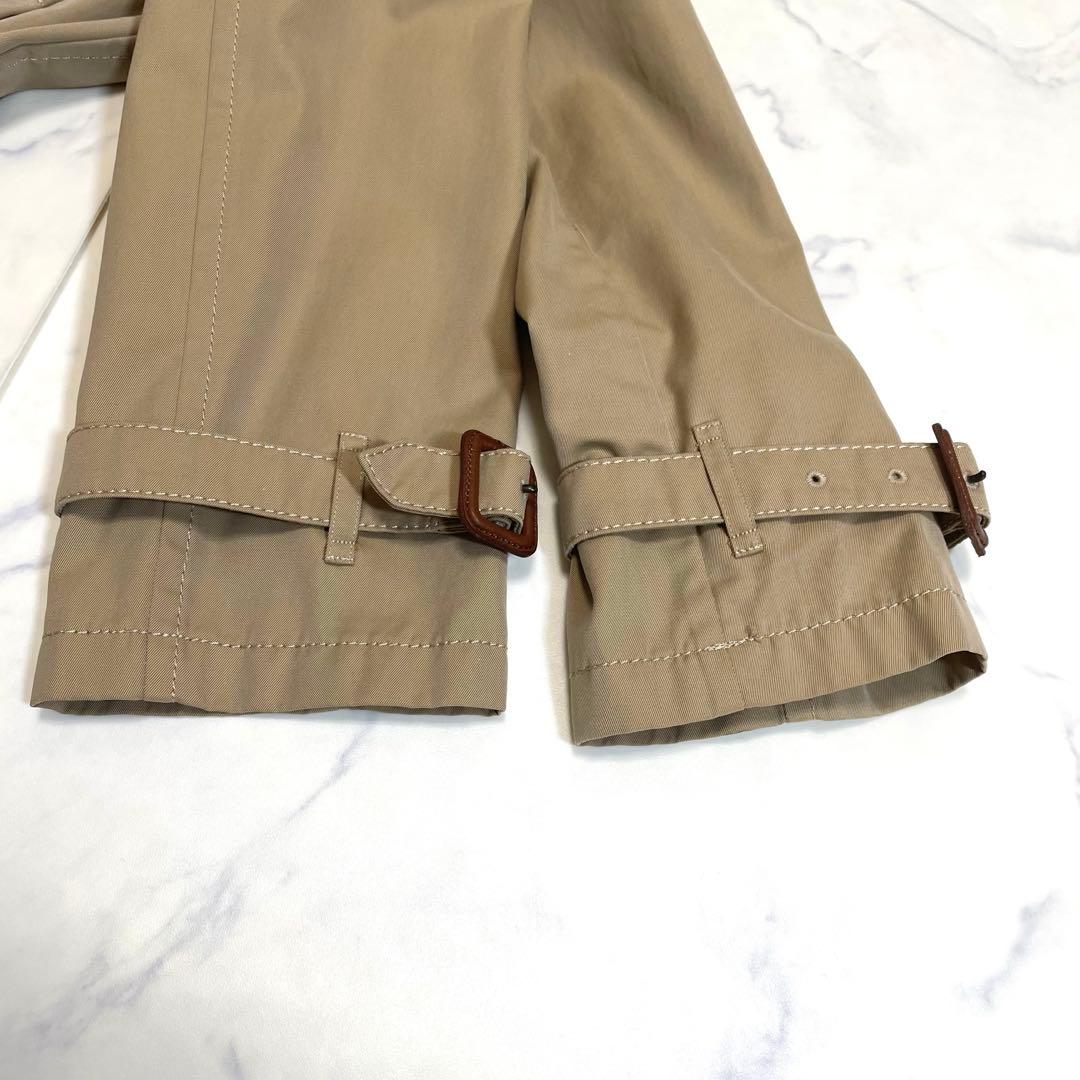 美品 バーバリー 三陽商会 ショートトレンチ ベージュ ジャケット ノバチェック