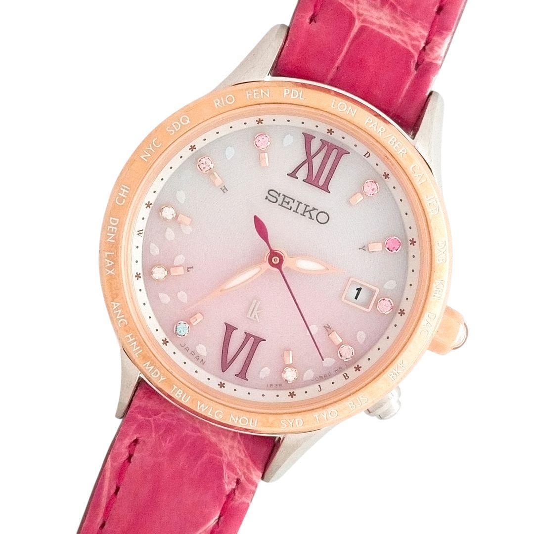 【1000本限定・未使用】 セイコー ルキア SSVV052 電波ソーラー 桜