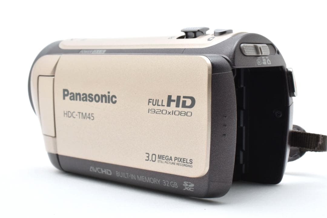 【極美品】Panasonic ビデオカメラ　HDC-TM45 ベージュ