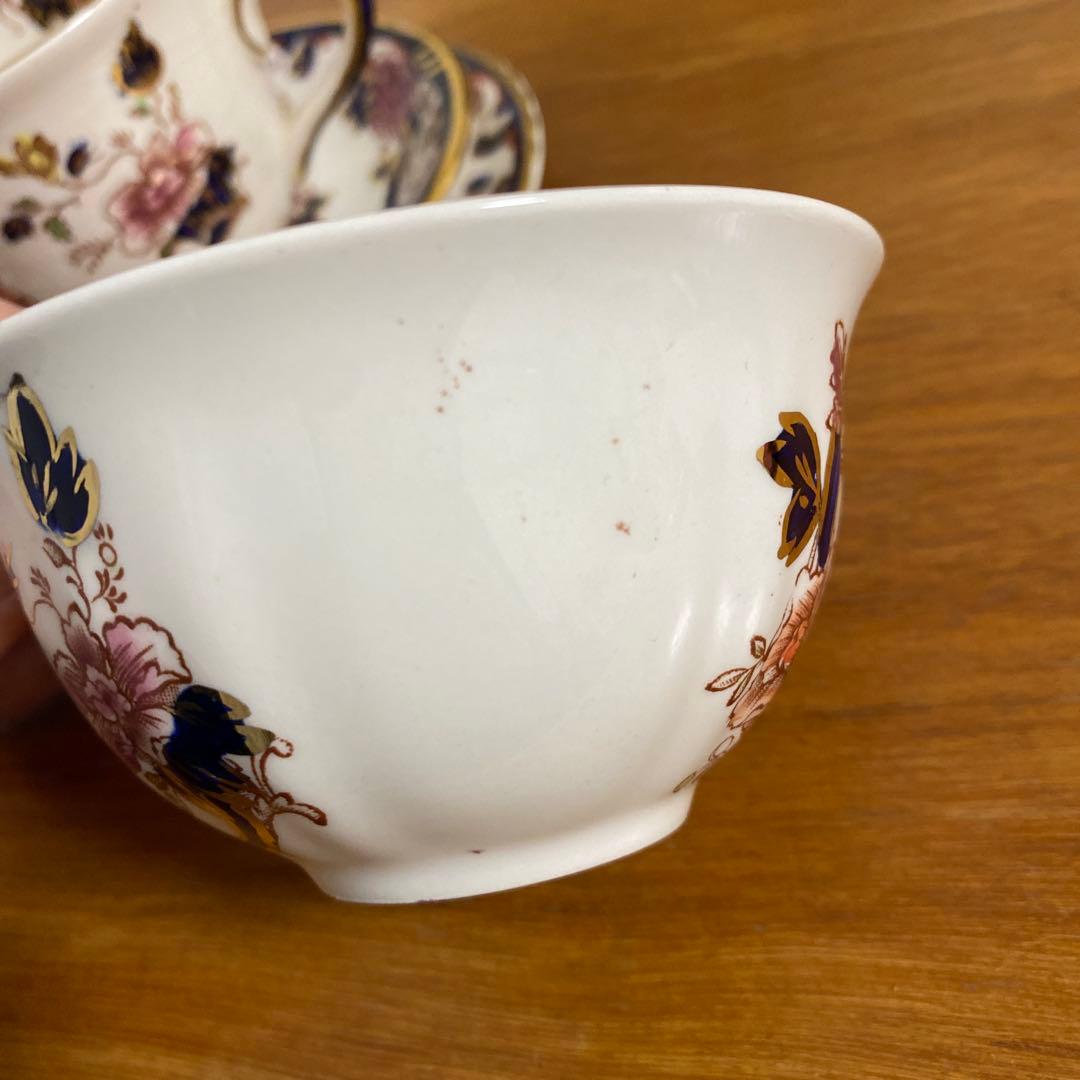 一粒で2度美味しい　メイソンズ　ブルーマンダレイ　カップ2種　ソーサー　プレート