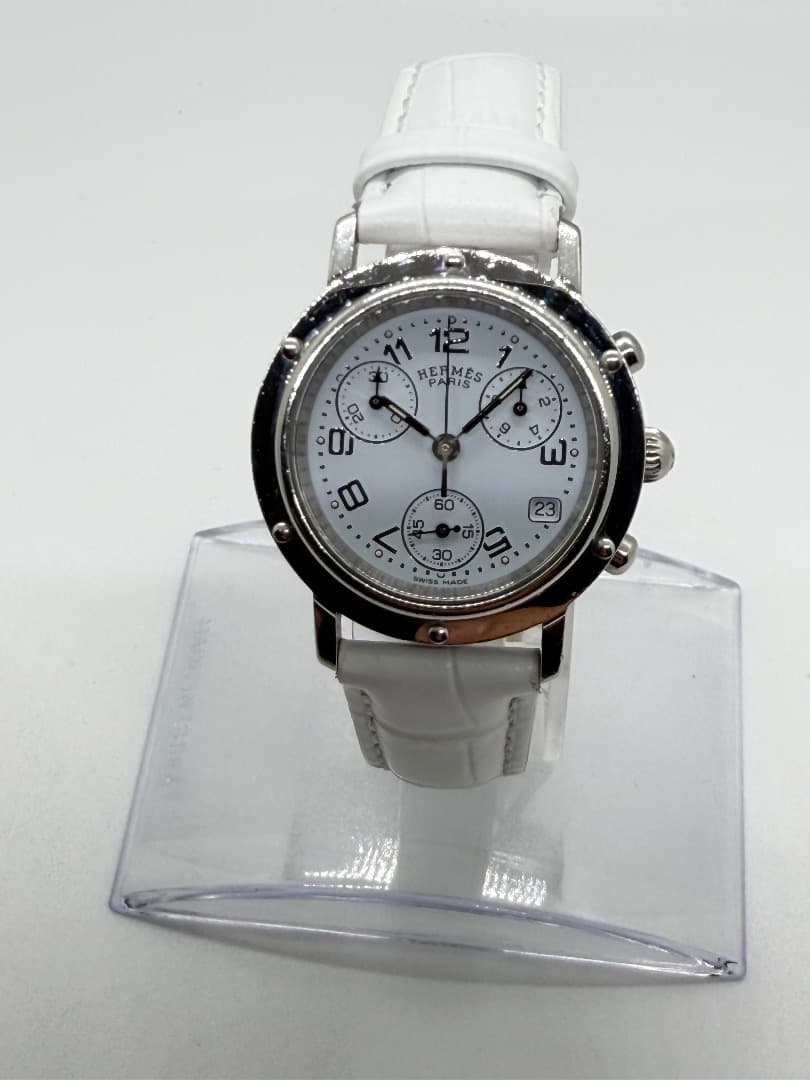 【新品ベルト・電池】エルメス クリッパー クロノグラフ CL1.310 クォーツ