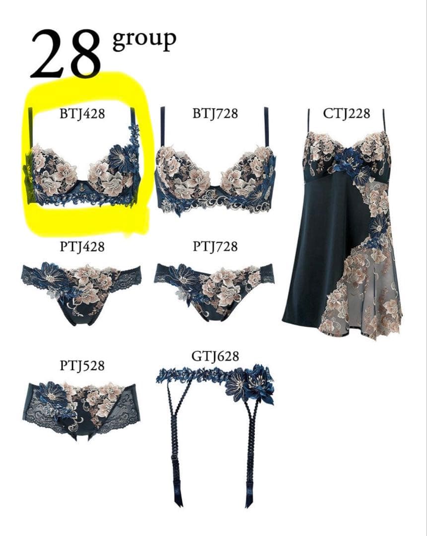 メグミ　サルート　 BTJ428 花柄レース ブラジャー