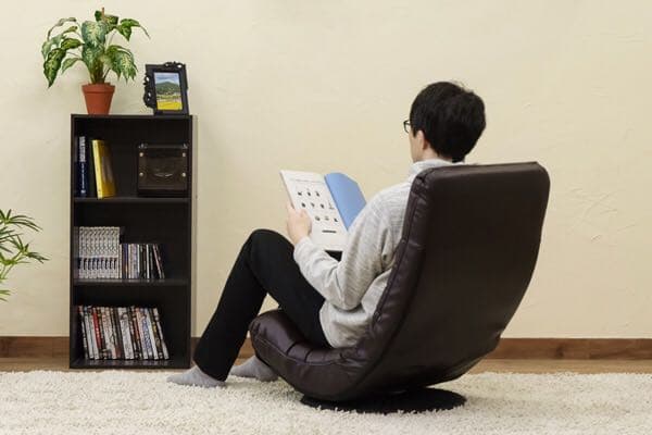 《送料無料》　アームレスカウチ座椅子