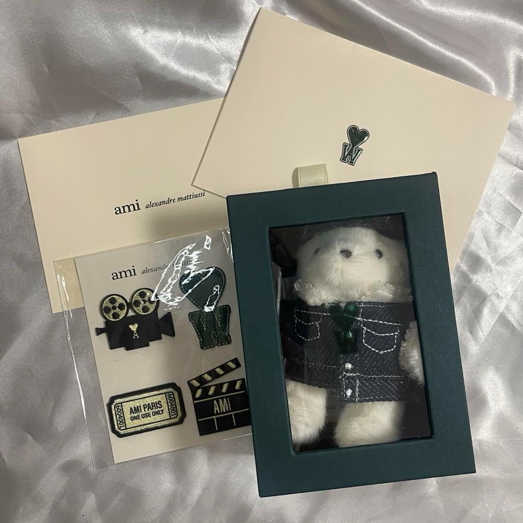 チェウシク Ami Paris　テディベア 韓国　キーリング ポップアップ 正規