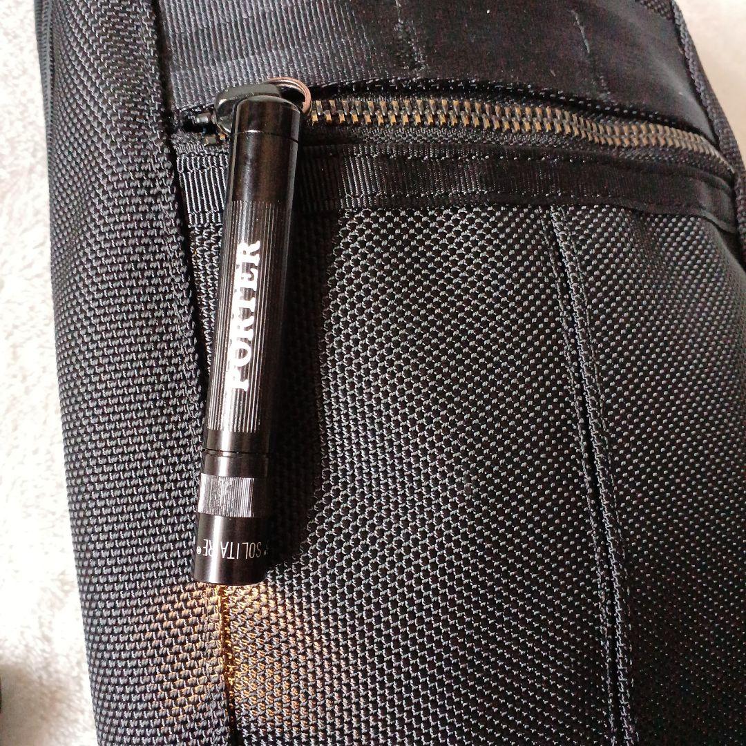 ten10 ポーター　HEATヒート ボディ、スリングバッグ 　黒