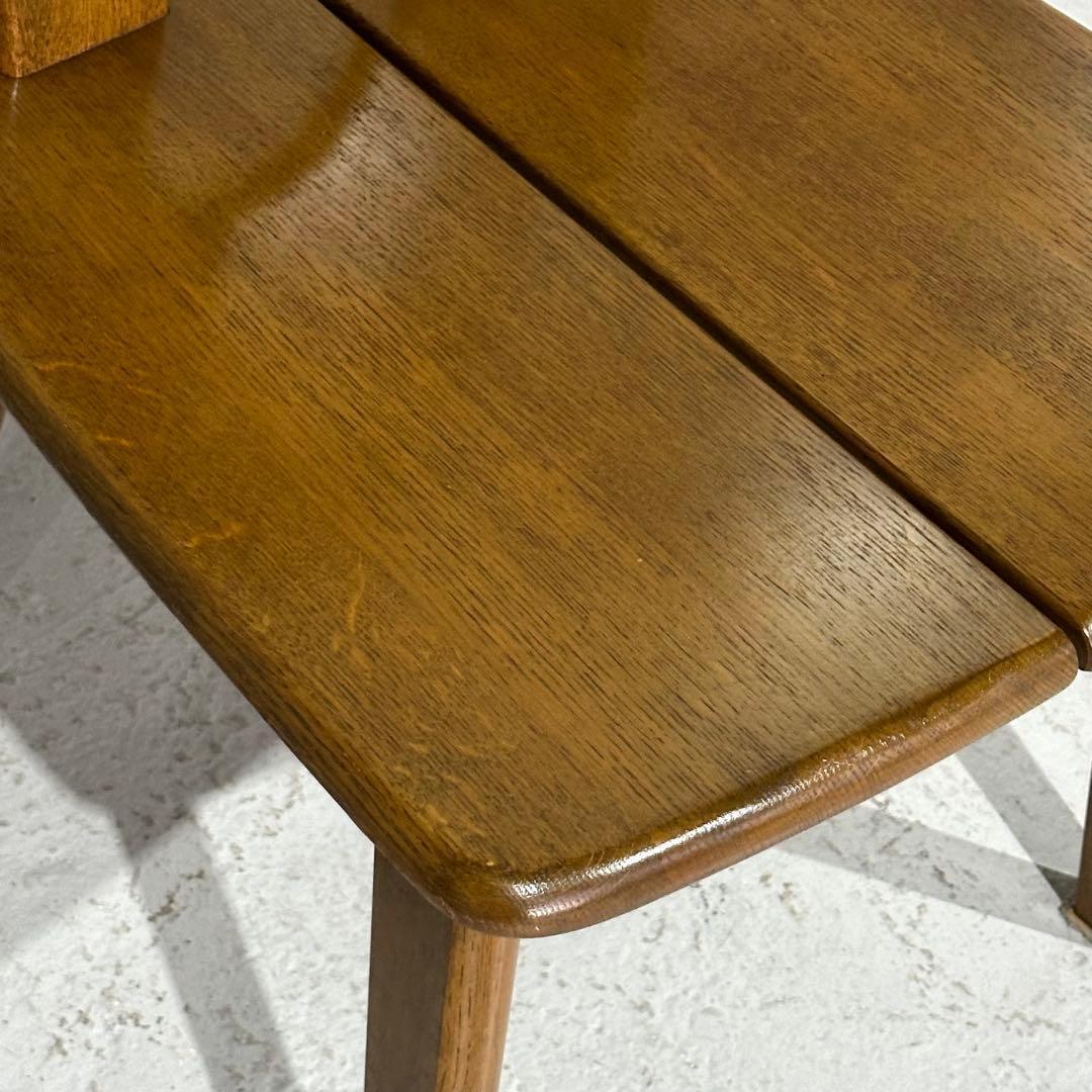 ✦浜本工芸✦ダイニング チェア 昭和アンティーク 無垢材 椅子 レトロ家具