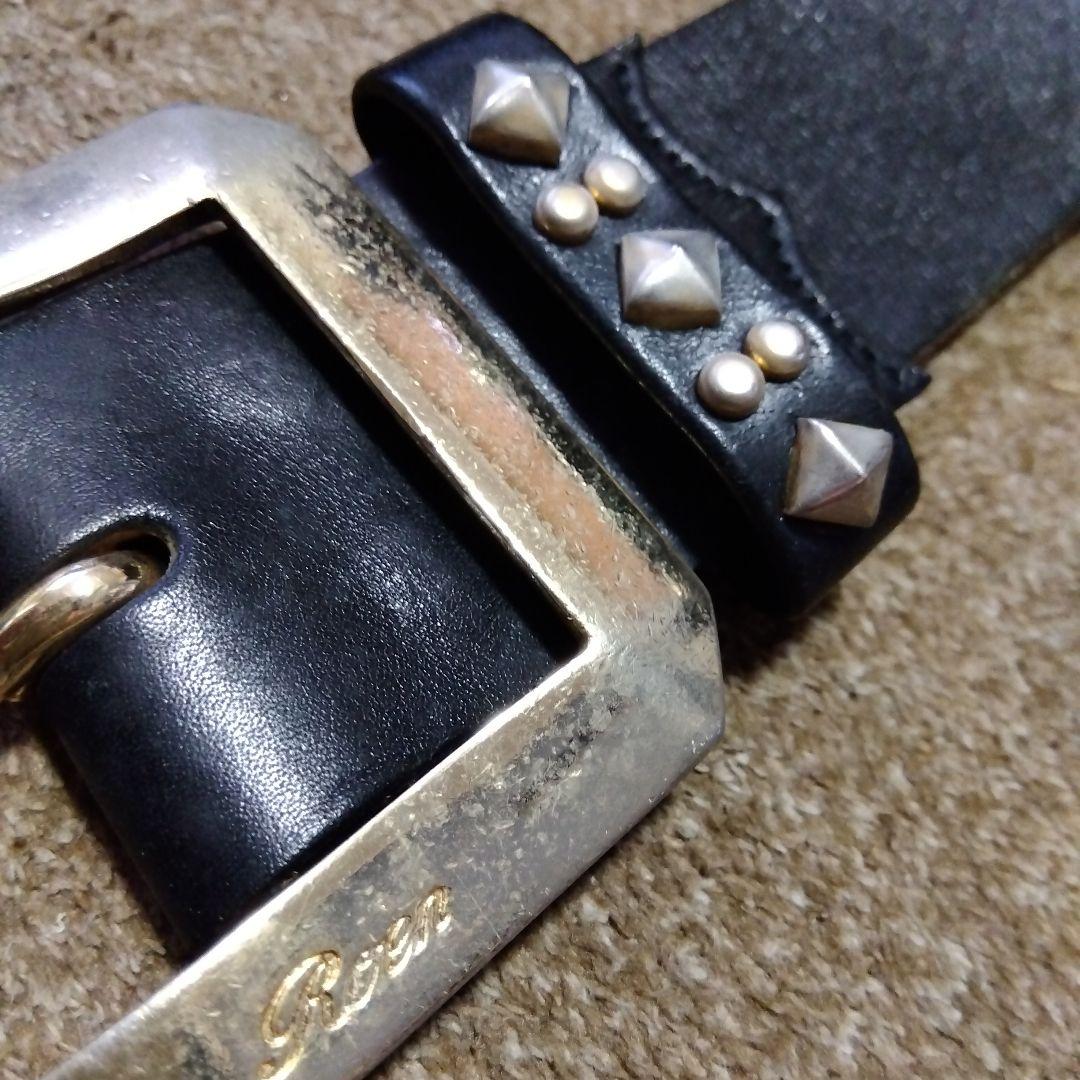 ROEN ロエン パイソン レザースタッズベルト