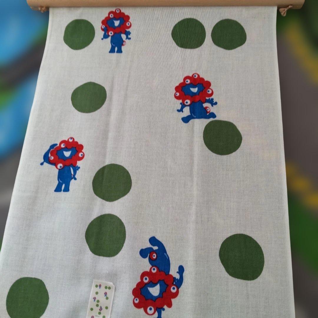 大阪・関西万博ミャクミャクと大玉 手ぬぐい